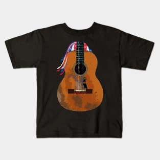 Trigger Iconic Country Music Guitar Kids T-Shirt